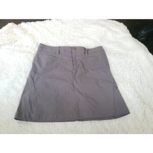 Athleta grey skort skirt with attached shorts 6